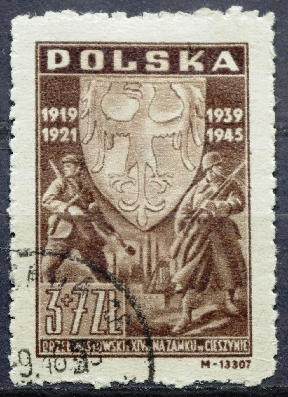 pašto ženklas, Lenkija, Silezijos sukilimas