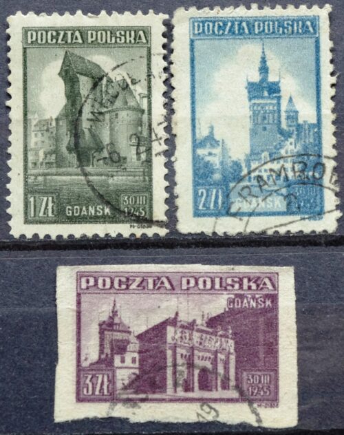 pašto ženklas, Lenkija, Gdanskas