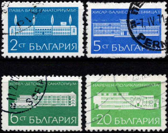 Bulgarija, pilna serija, MiNr 1965-1968 Used (O)