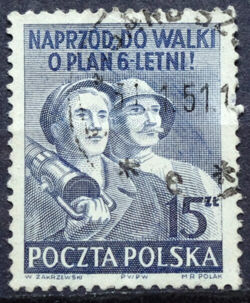 pašto ženklas, Lenkija, 6 metų planas