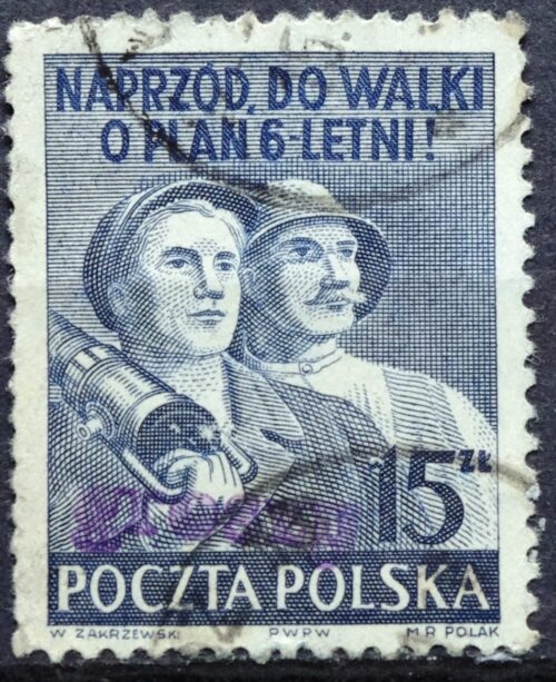pašto ženklas, Lenkija, 6 metų planas
