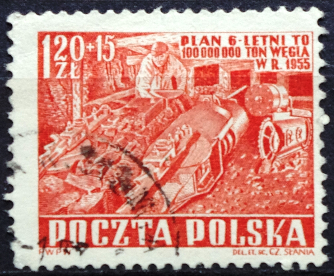 pašto ženklas, Lenkija, kalnakasyba