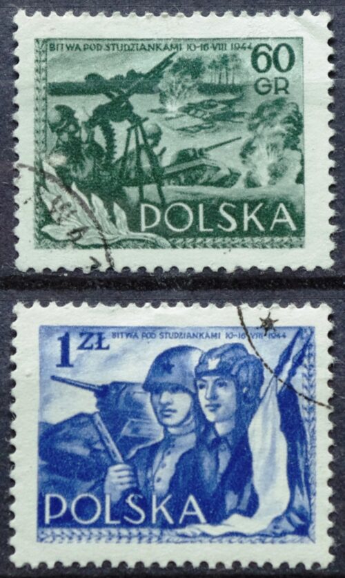 pašto ženklai, Lenkija, Studzianki tankų mūšis