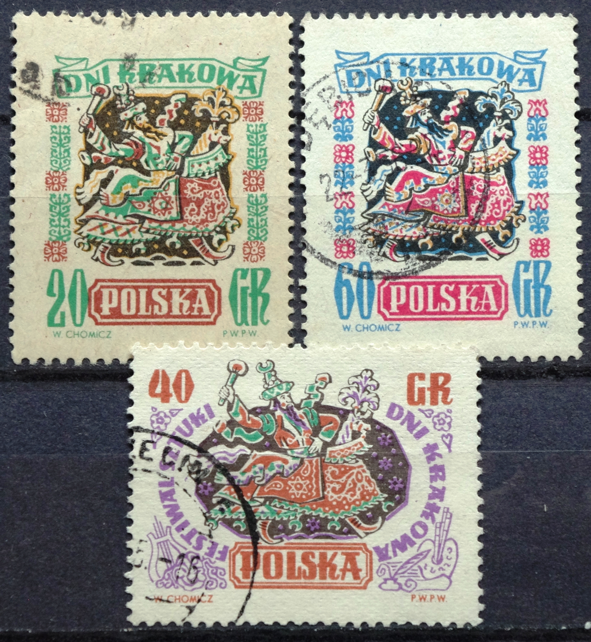 pašto ženklai, Lenkija, Krokuvos dienos