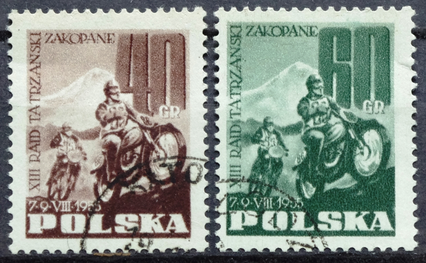pašto ženklai, Lenkija, motokroso čempionatas Tatruose