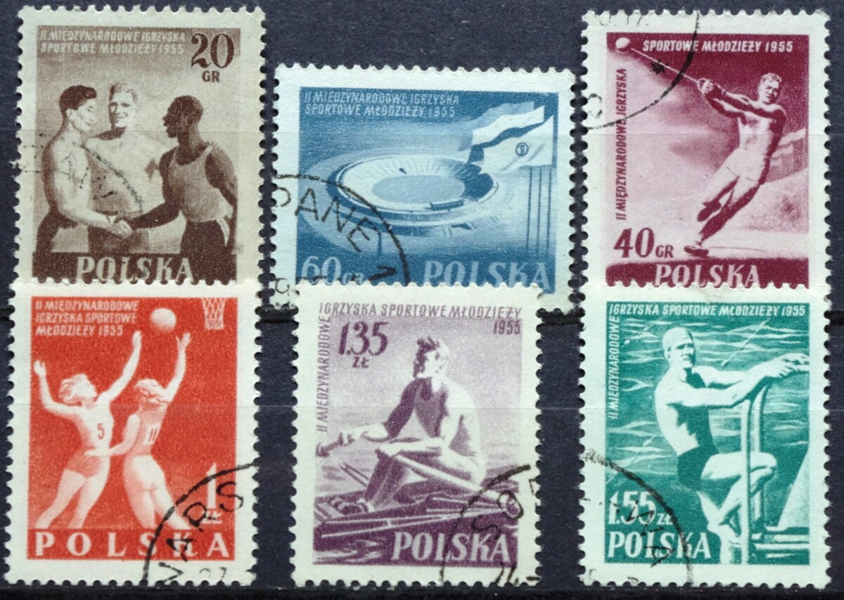 pašto ženklai, Lenkija, jaunimo sporto festivalis