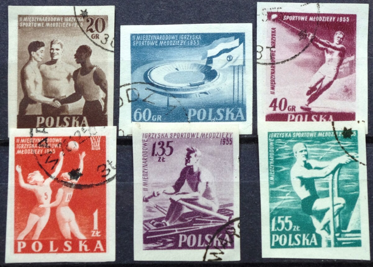 pašto ženklai, Lenkija, jaunimo sporto festivalis