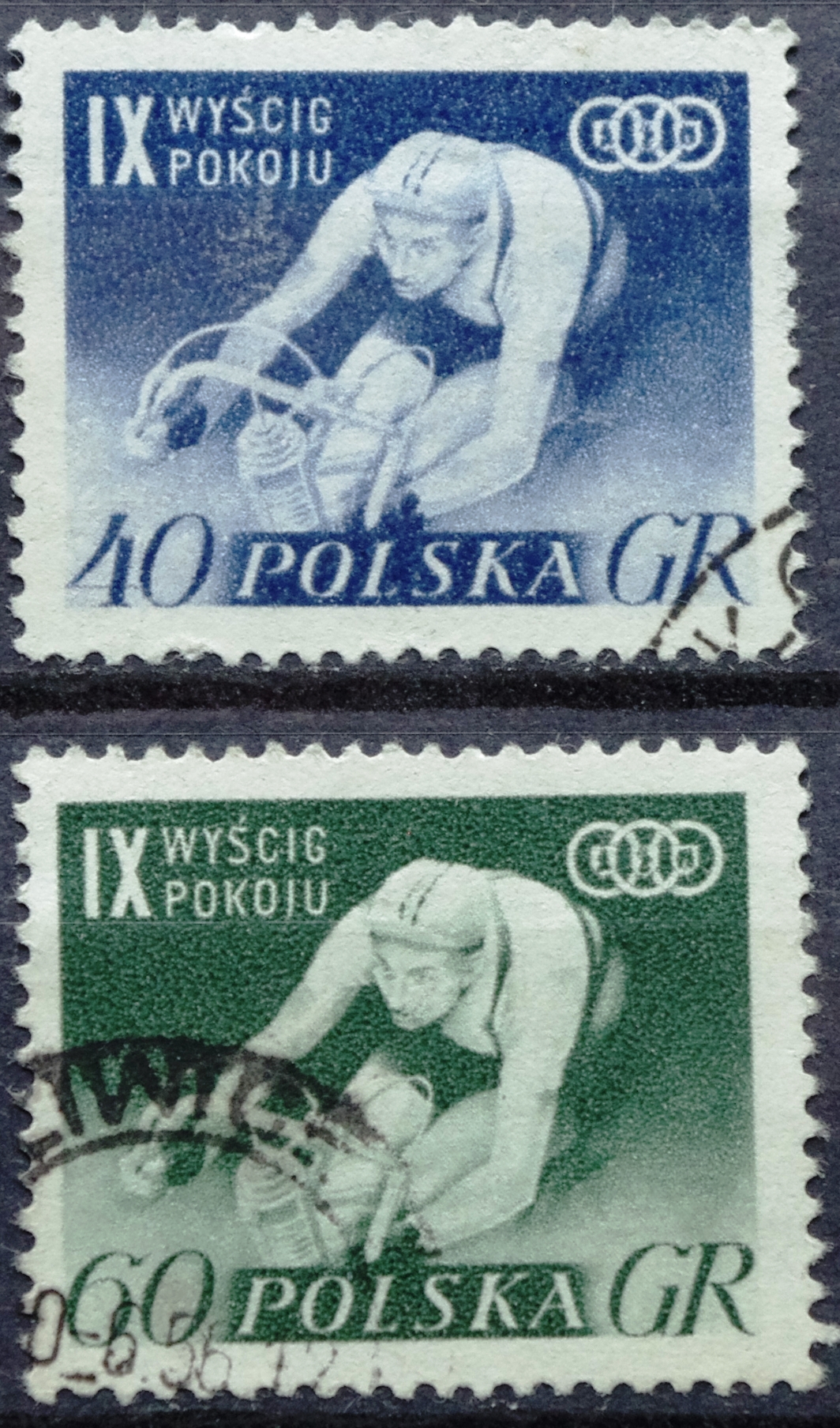 pašto ženklai, Lenkija, dviračių lenktynės