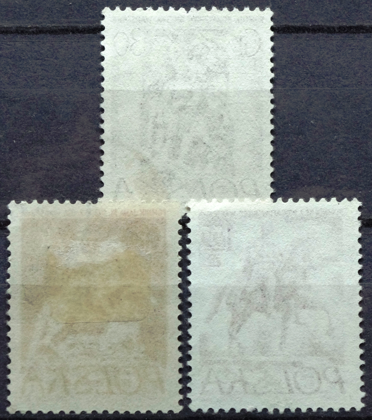 pašto ženklai, Lenkija, paminklai