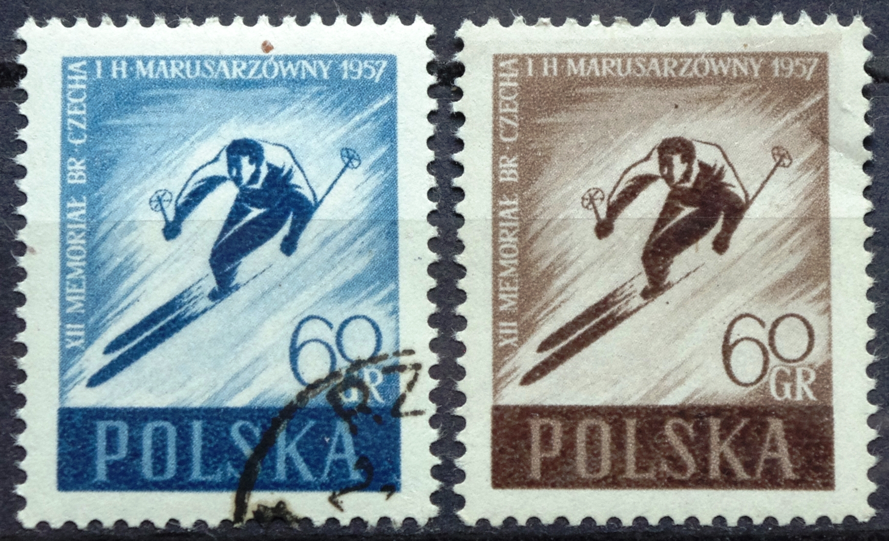 pašto ženklai, Lenkija, Bronislaw Czech and Helena Marusarzówna