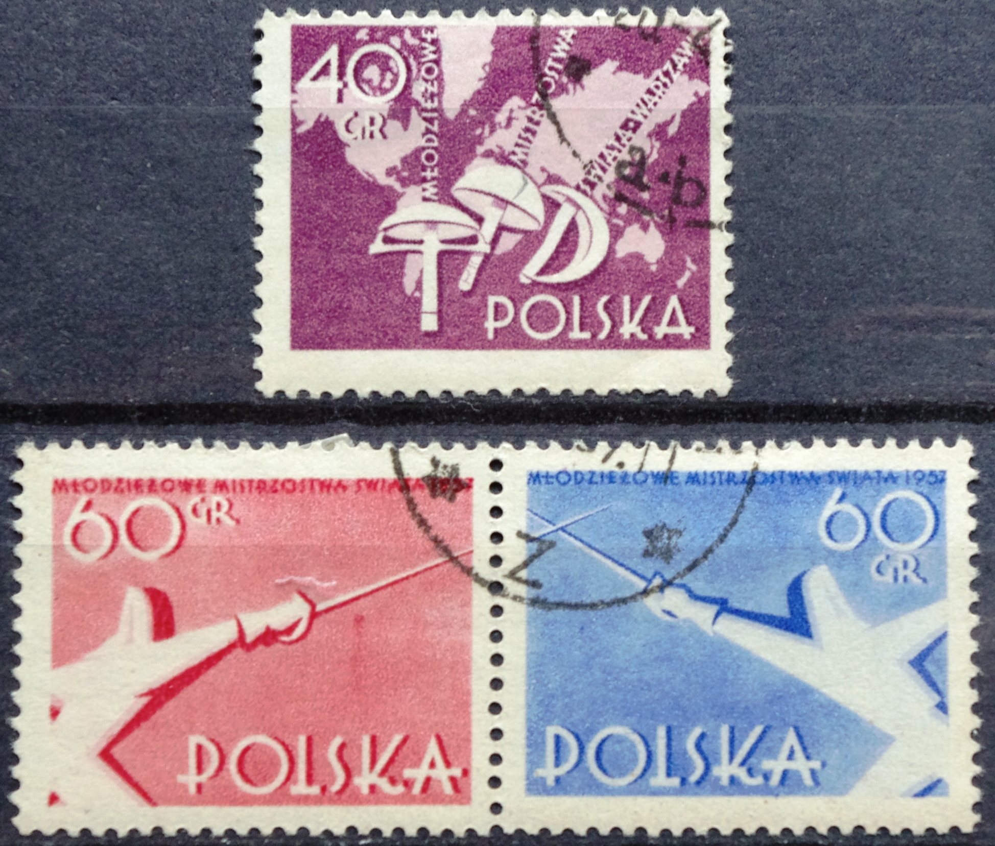 pašto ženklai, Lenkija, fechtavimosi pasaulio čempionatas