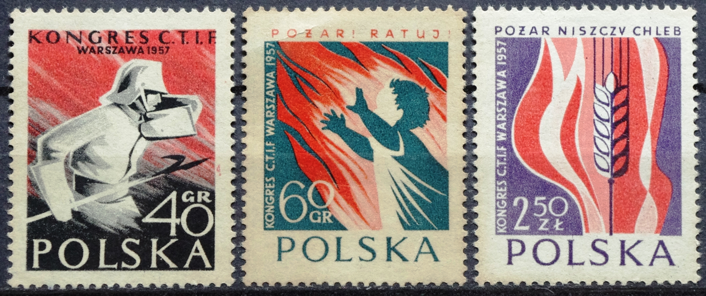 pašto ženklai, Lenkija, ugniagesiai