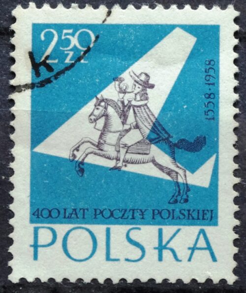 pašto ženklas, Lenkija, paštas