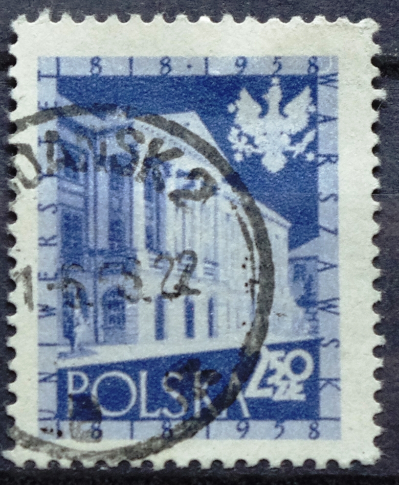 pašto ženklas, Lenkija, Varšuvos univertisetas