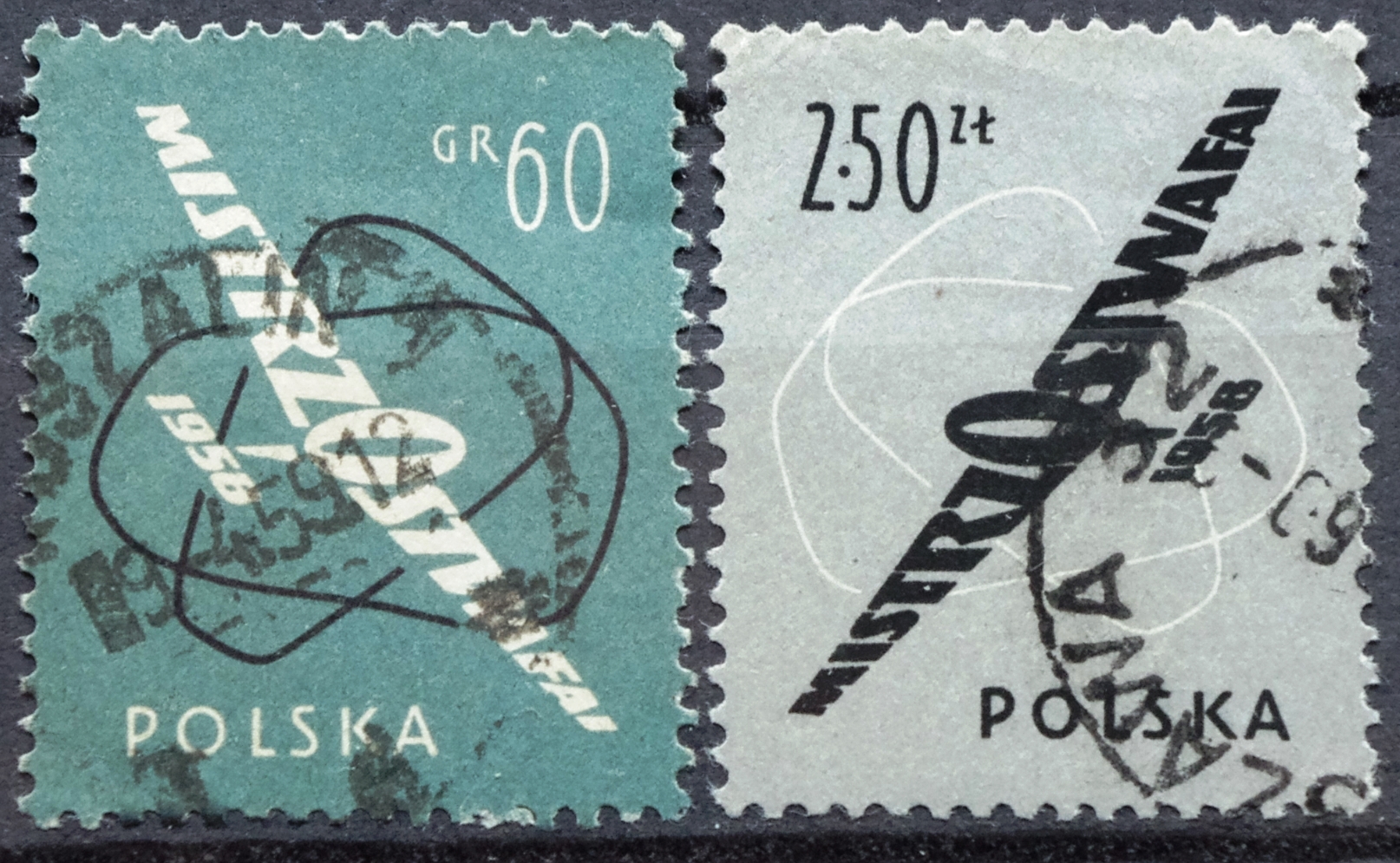 pašto ženklas, Lenkija, sklandymo čempionatas