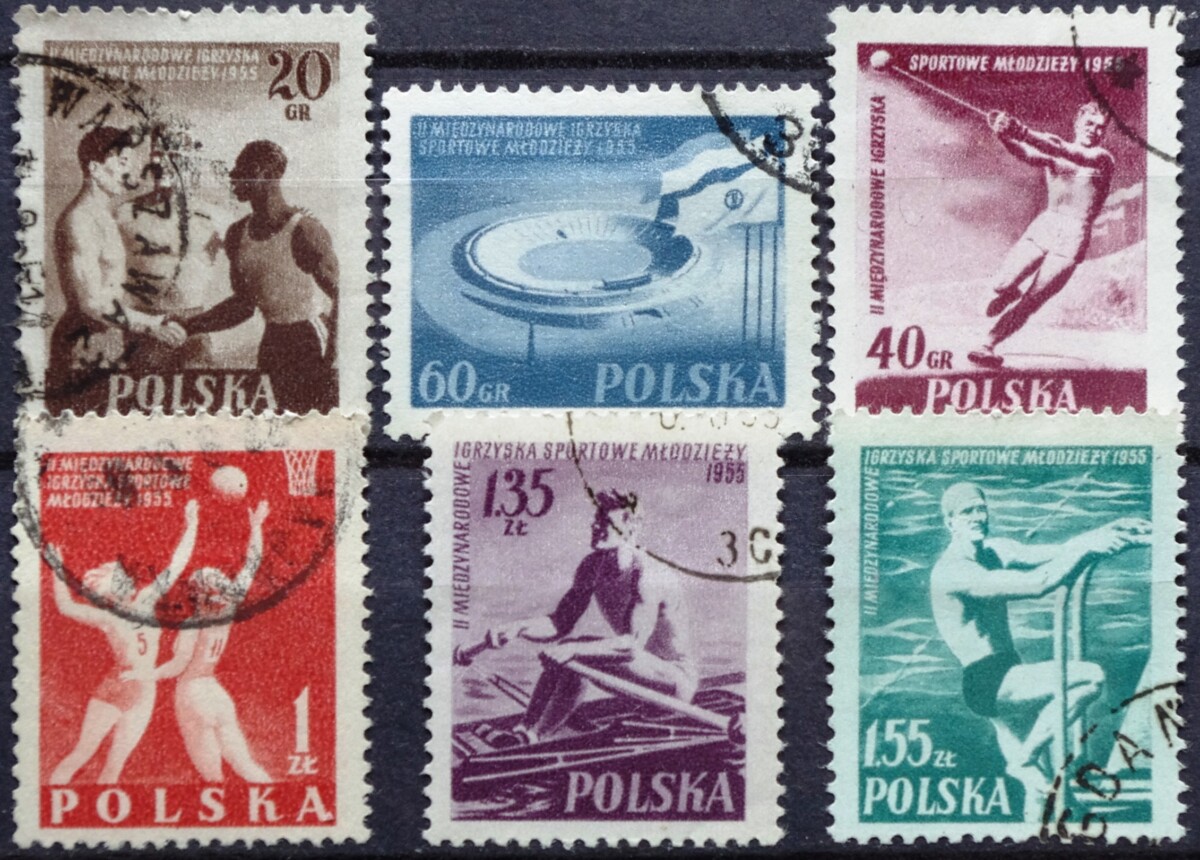 pašto ženklai, Lenkija, Tarptautinis jaunimo sporto festivalis