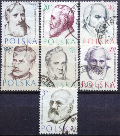 pašto ženklai, Lenkija, Lenkijos fizikai