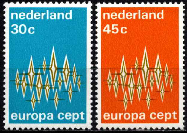 Nyderlandai, pilna serija, MiNr 987-988 MNH**
