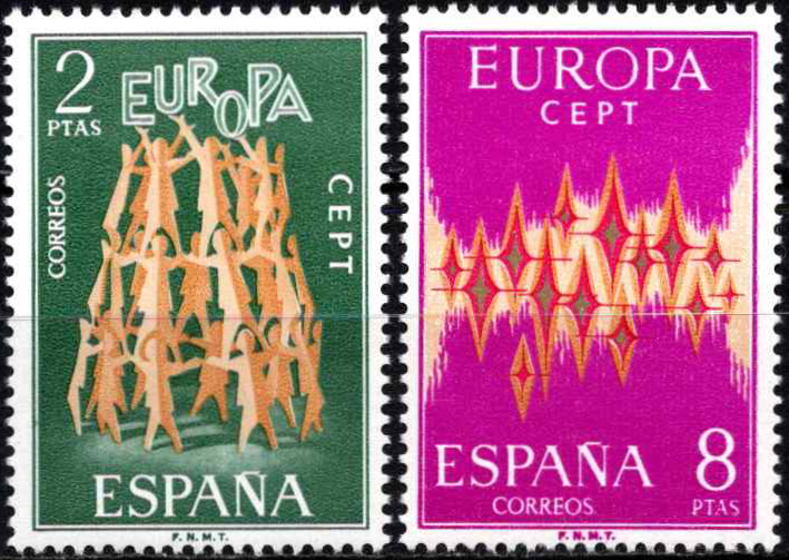 Ispanija, pilna serija, MiNr 1985-1986 MNH**