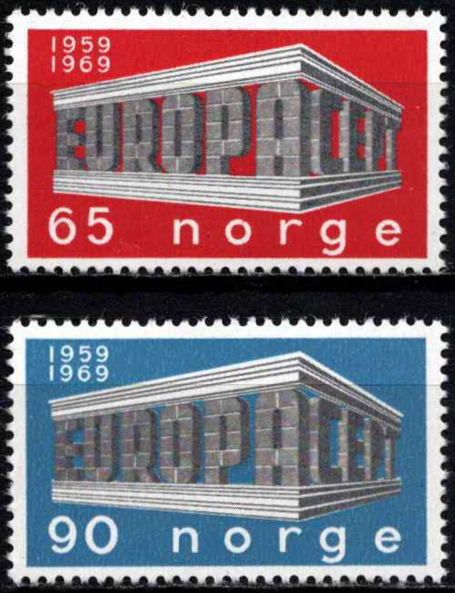 Norvegija, pilna serija, MiNr 583-584 MNH**