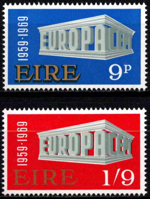 Airija, pilna serija, MiNr 230-231 MNH**