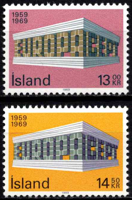Islandija, pilna serija, MiNr 428-429 MNH**
