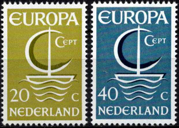 Nyderlandai, pilna serija, MiNr 864-865 MNH**