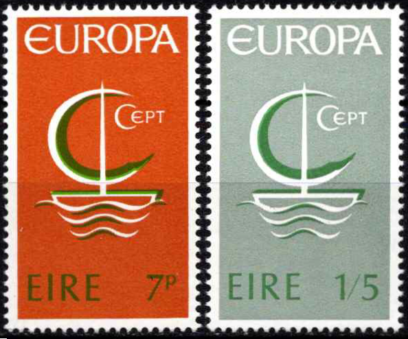 Airija, pilna serija, MiNr 188-189 MNH**