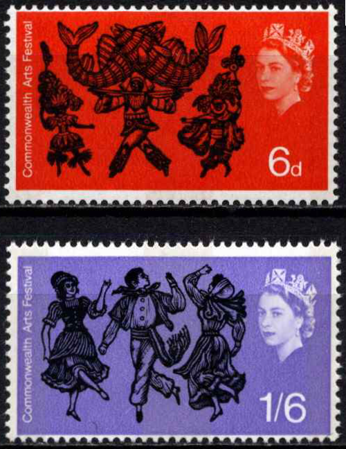 Didžioji Britanija, pilna serija, MiNr 392-393 MNH**