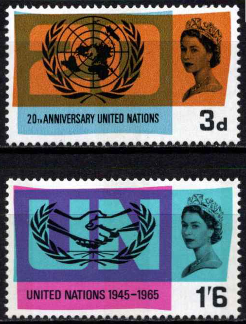 Didžioji Britanija, pilna serija, MiNr 404-405 MNH**