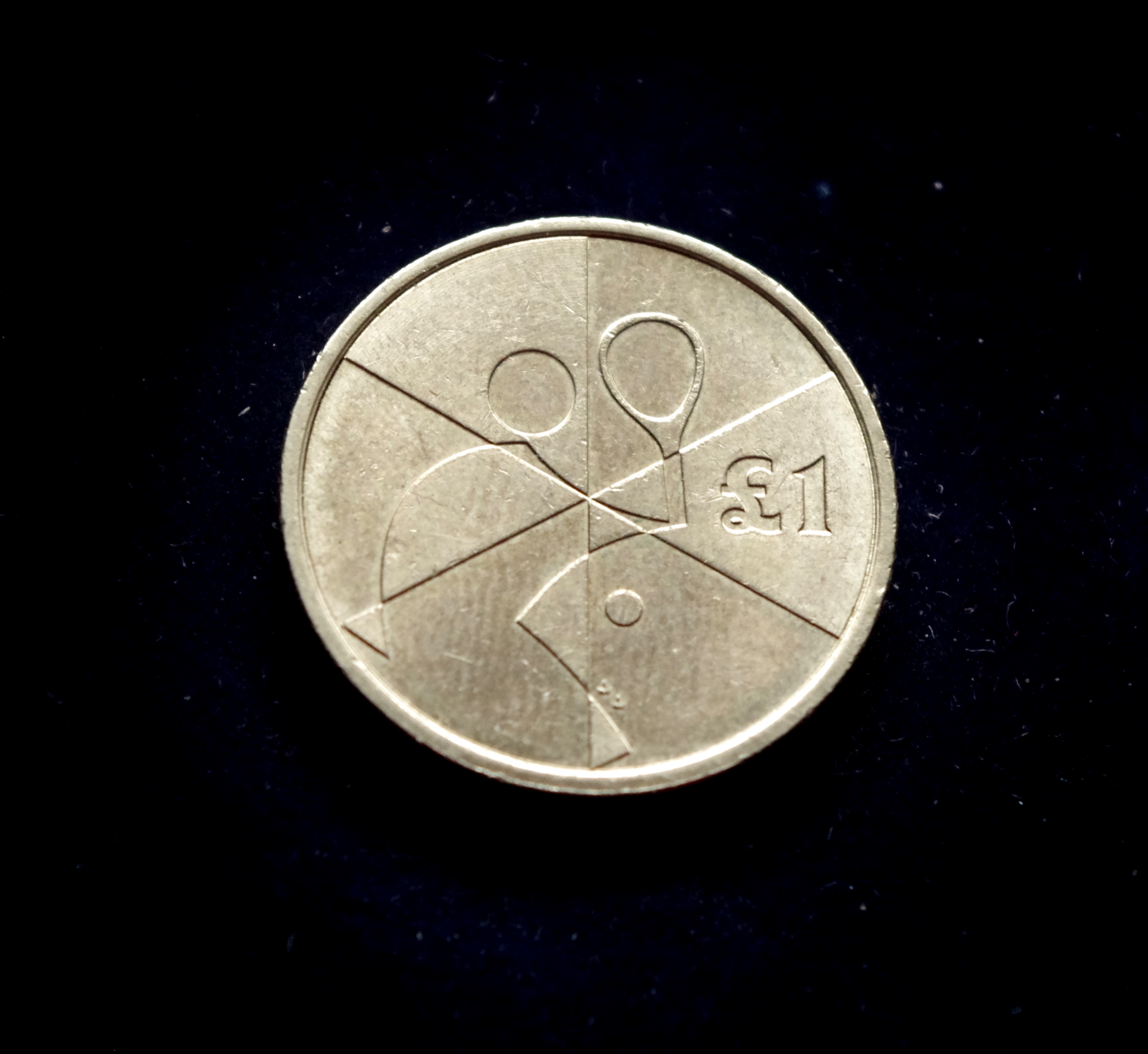 Gibraltaro 1 svaro moneta. Salų žaidynės