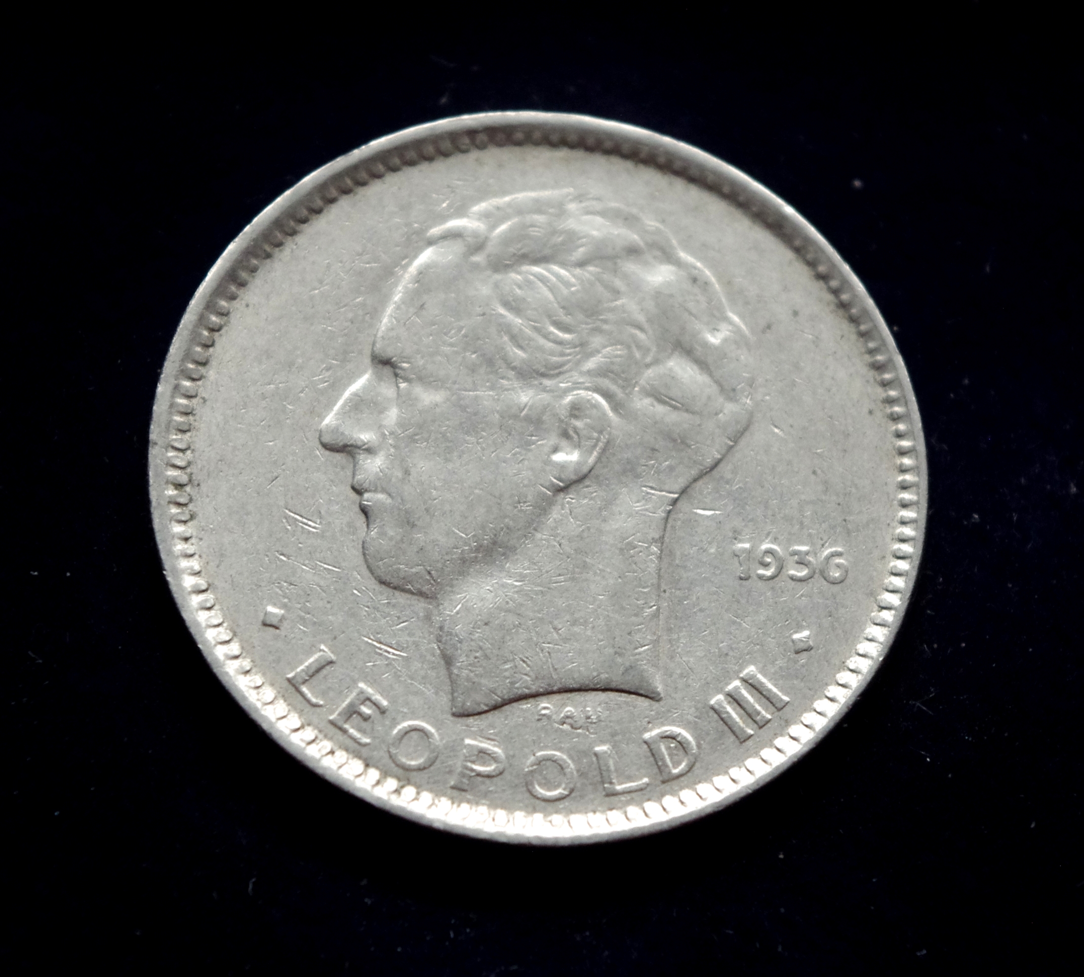 Belgijos 5 frankų moneta