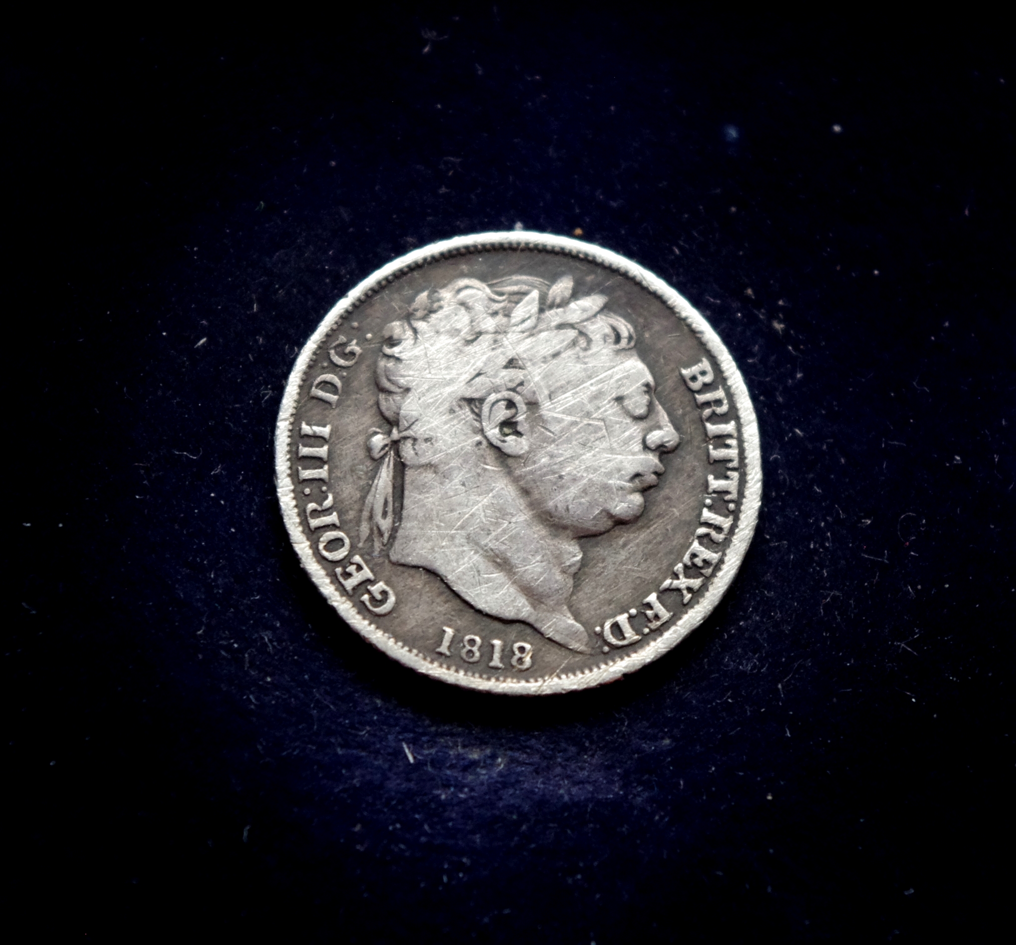 Jungtinės Karalystės 6 pensų sidabrinė moneta