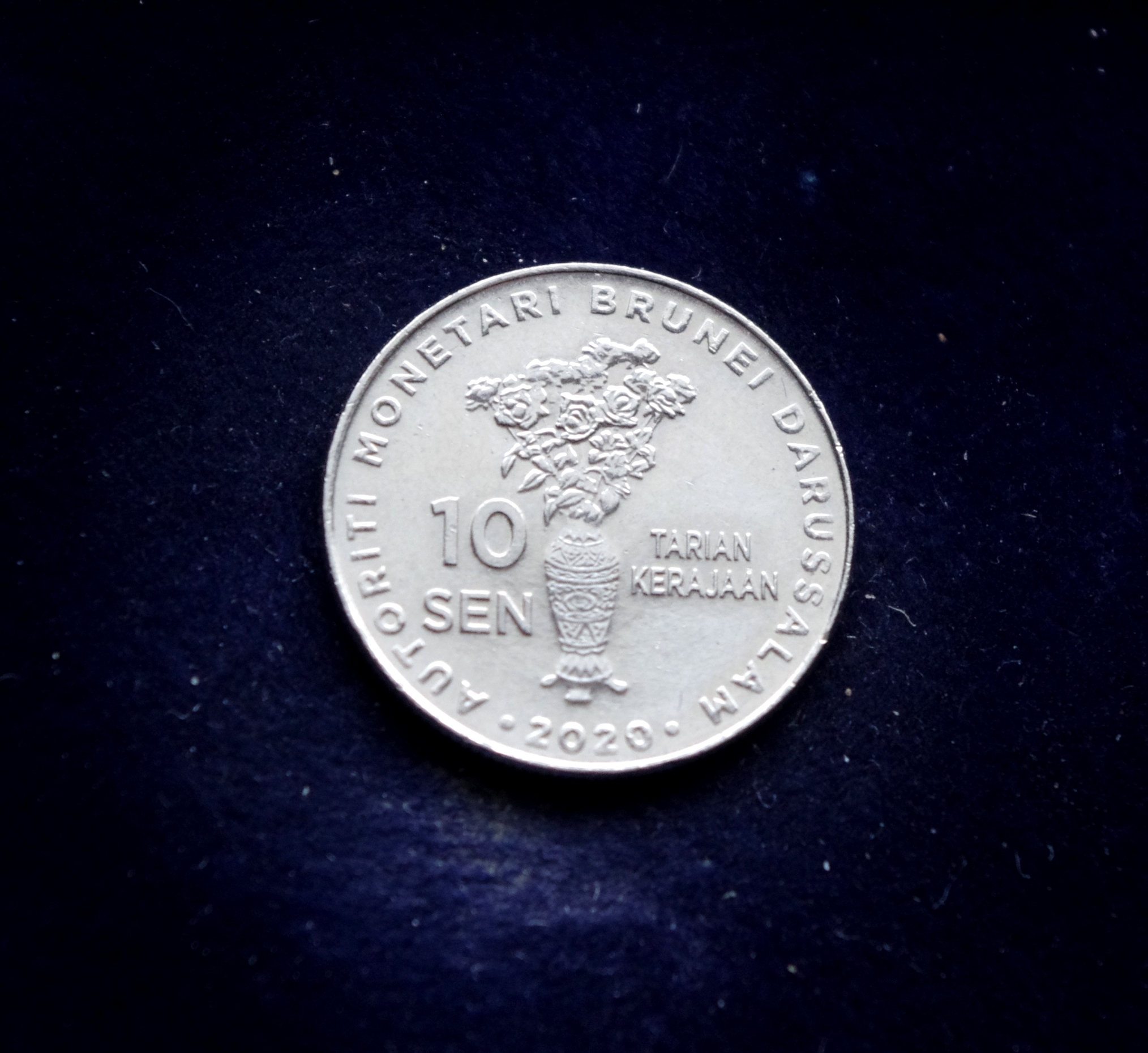 Brunėjaus 10 senų moneta