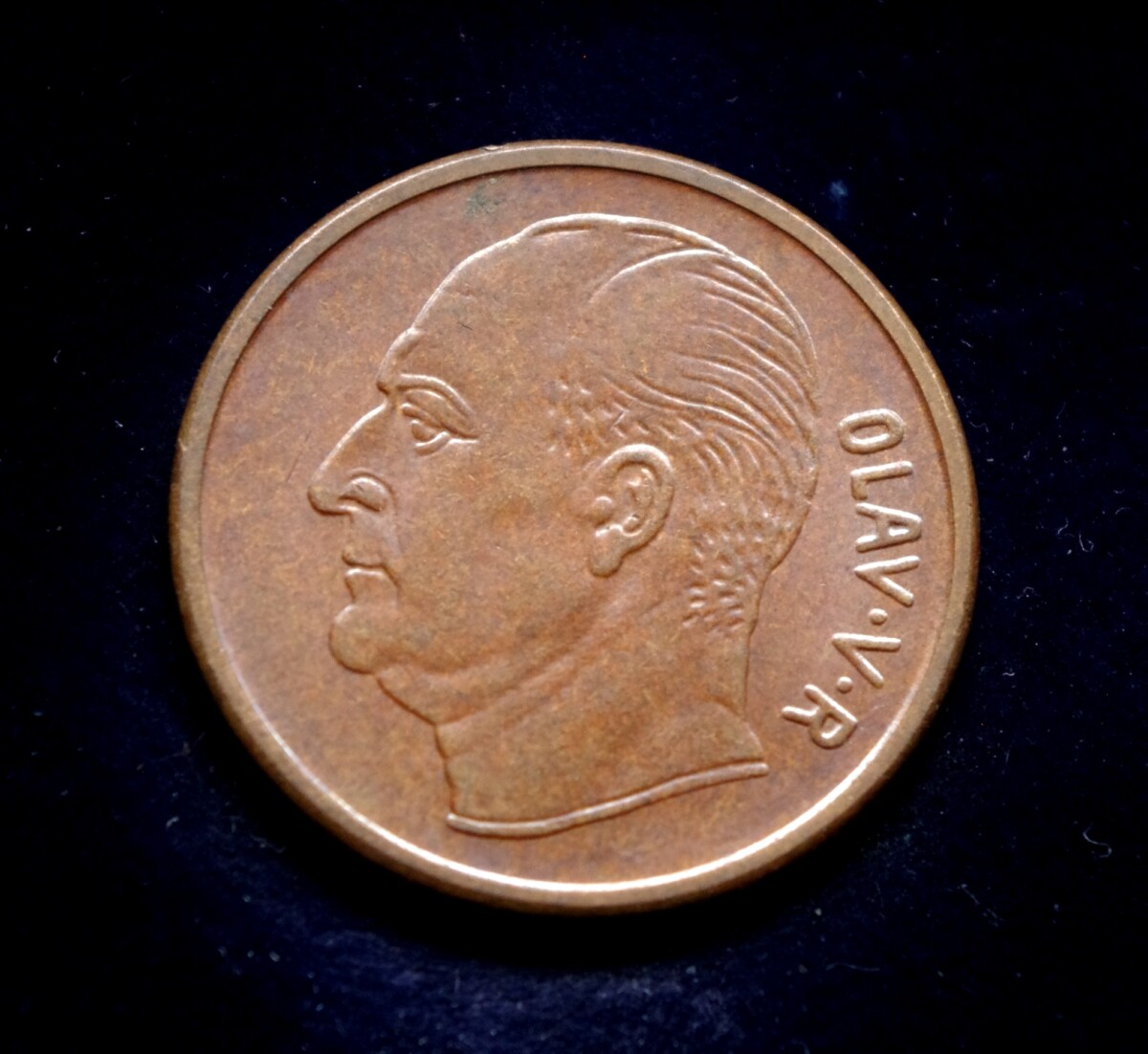 moneta, 5 erės, Norvegija, briedis