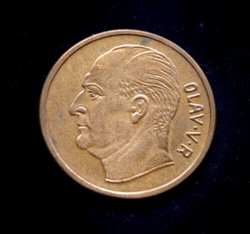 moneta, 5 erės, Norvegija, briedis