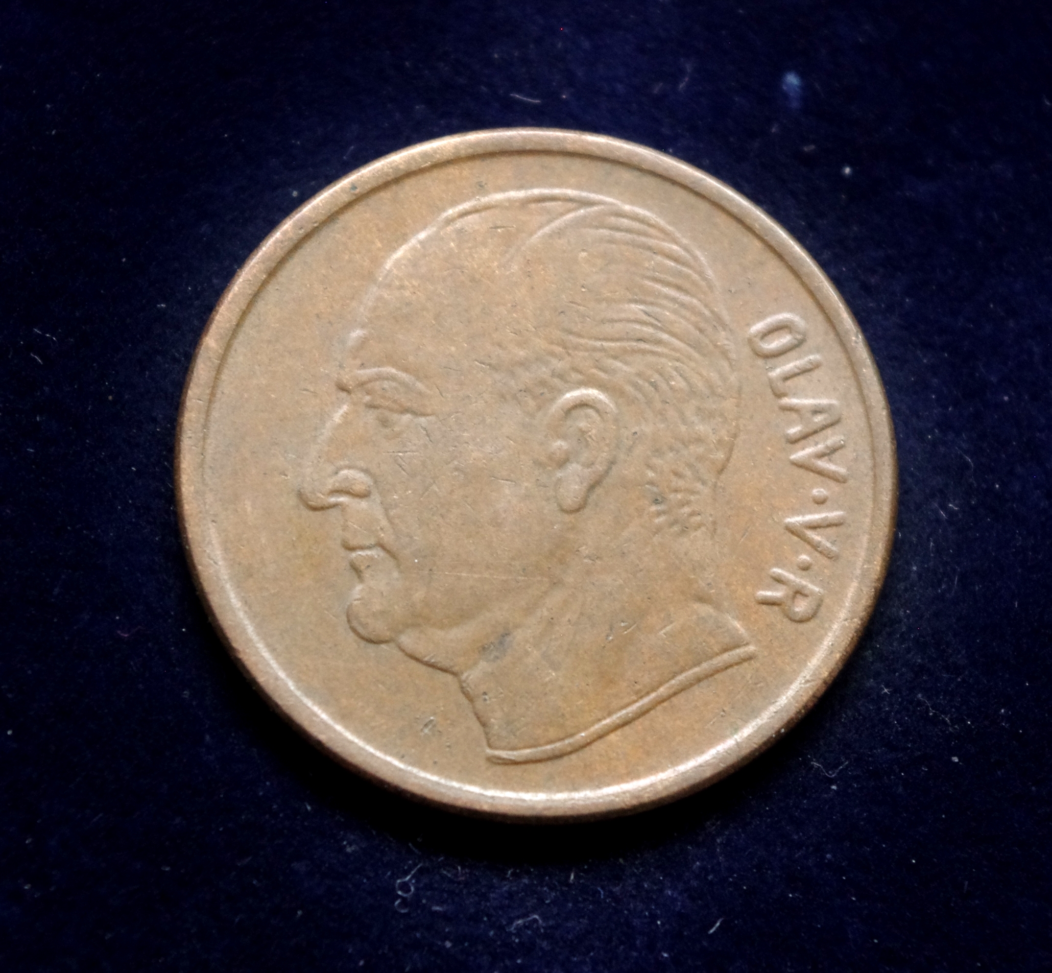 moneta, 5 erės, Norvegija, briedis