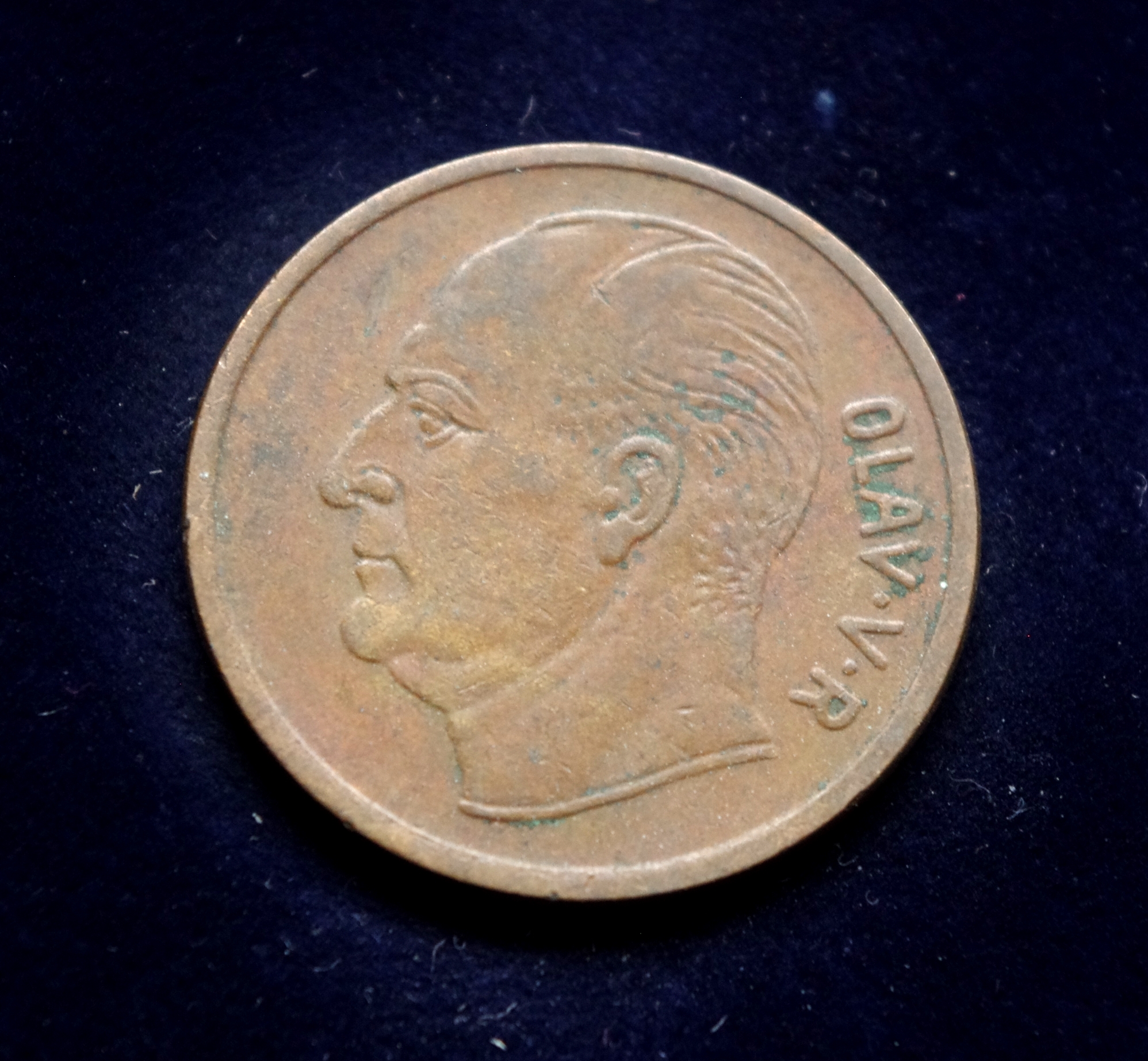 moneta, 5 erės, Norvegija, briedis