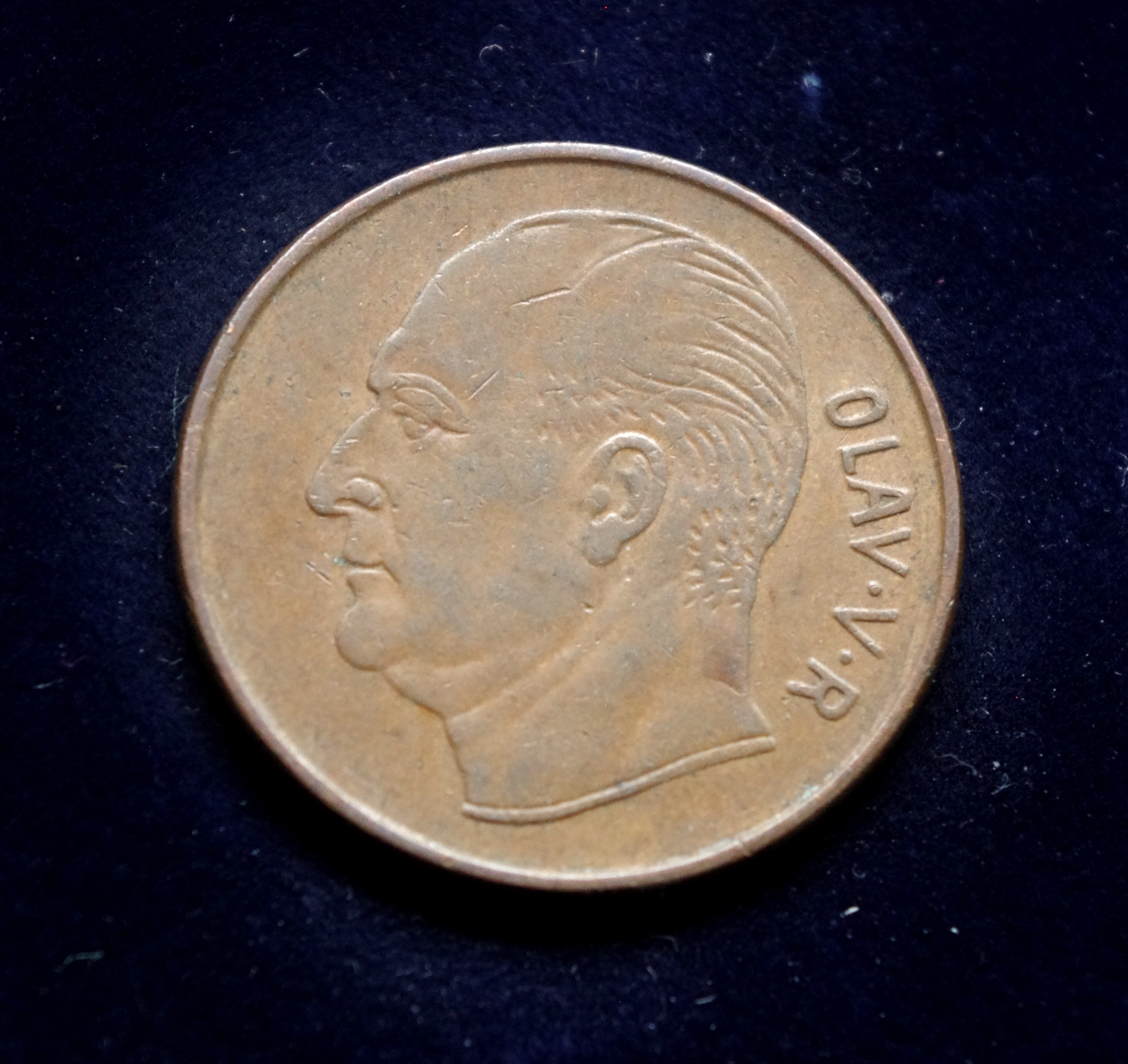 moneta, 5 erės, Norvegija, briedis