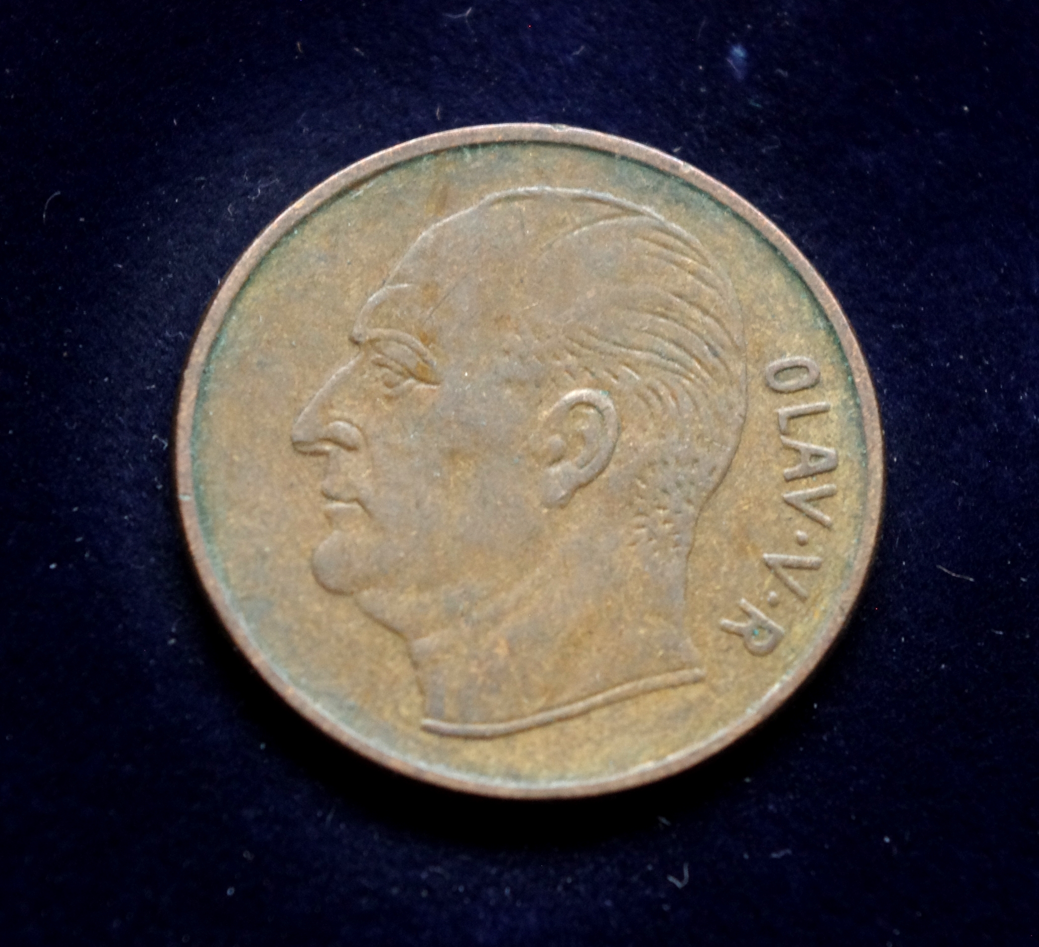 moneta, 5 erės, Norvegija, briedis