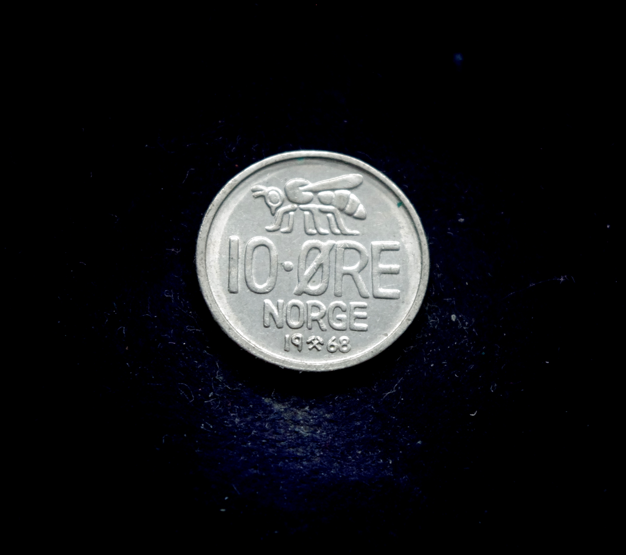 moneta, 10 erių, Norvegija, bitė