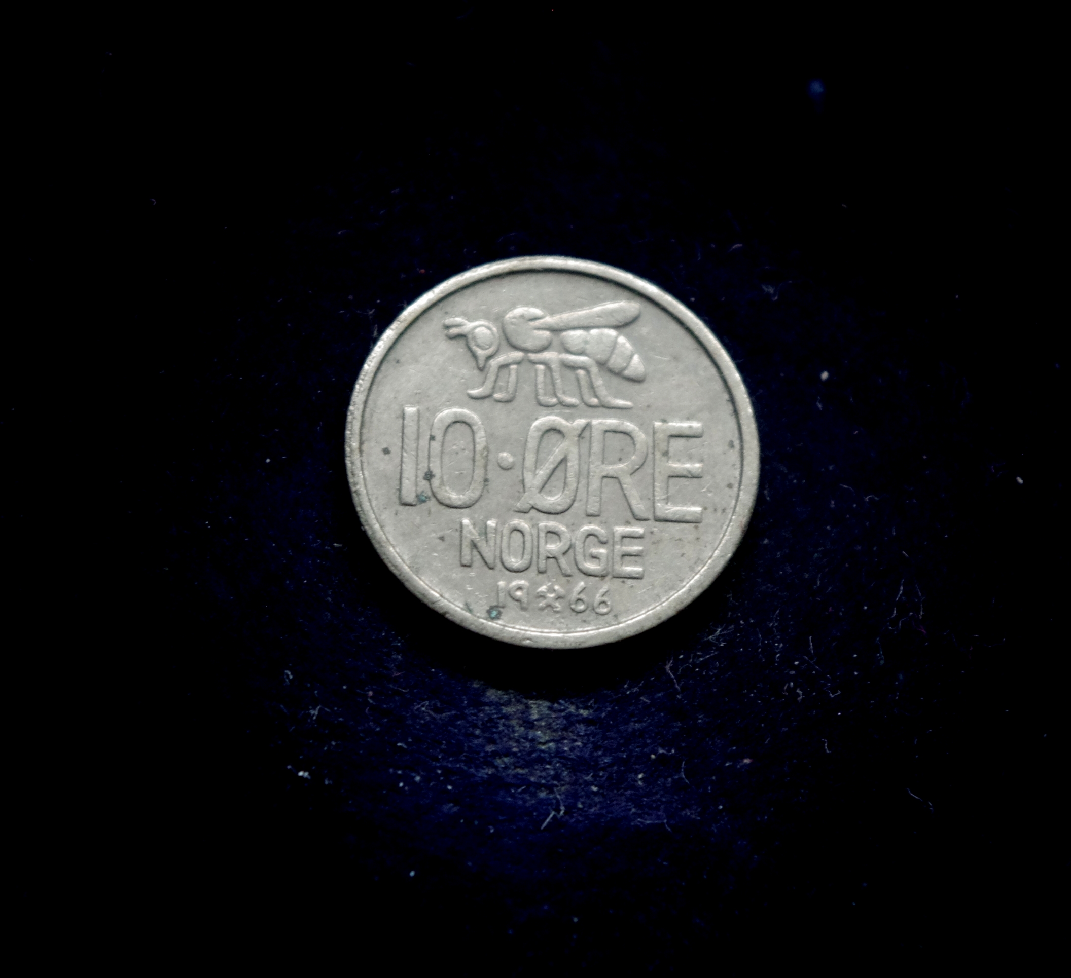 moneta, 10 erių, Norvegija, bitė