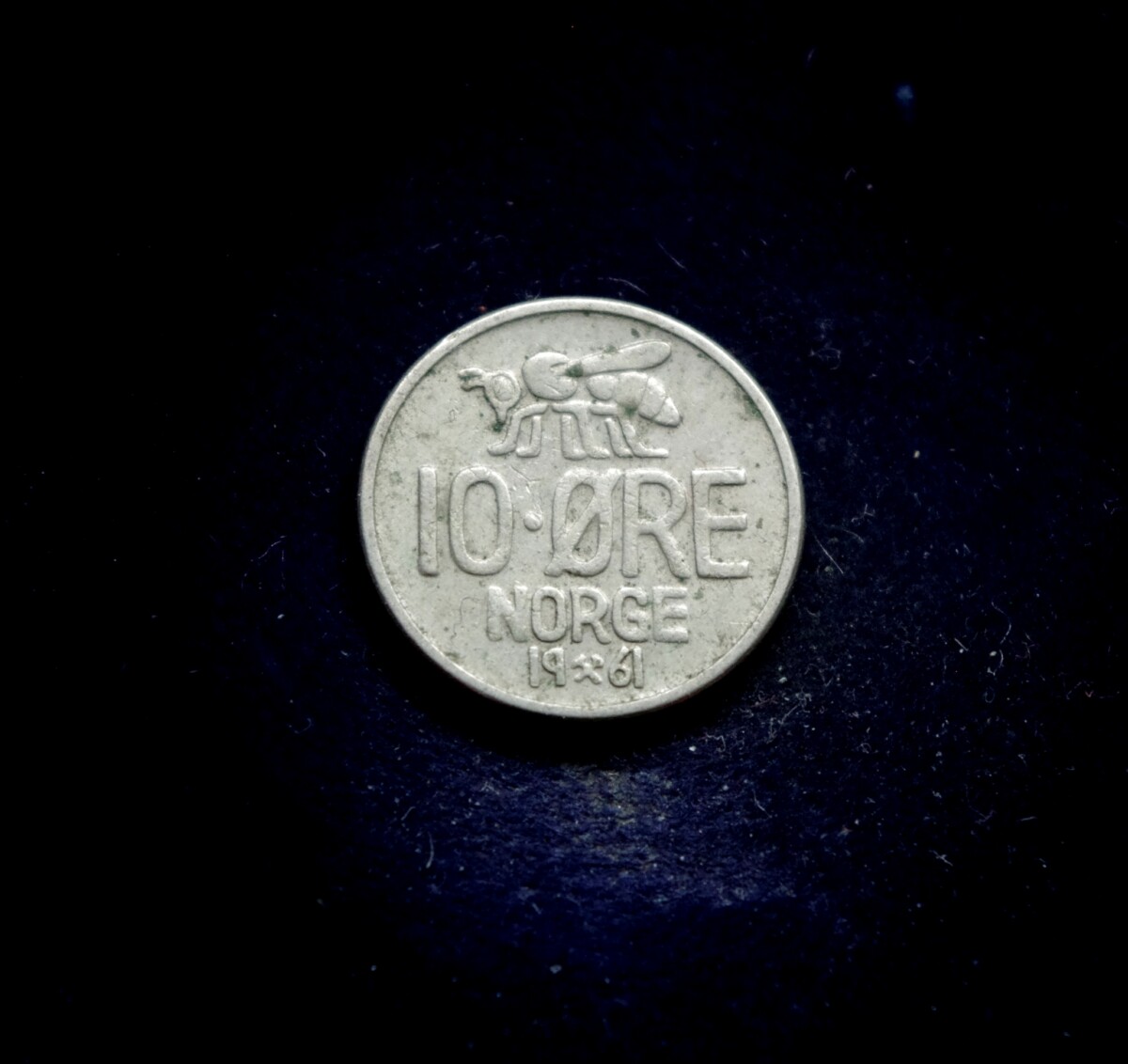 moneta, 10 erių, Norvegija, bitė