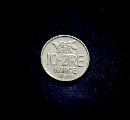 moneta, 10 erių, Norvegija, bitė