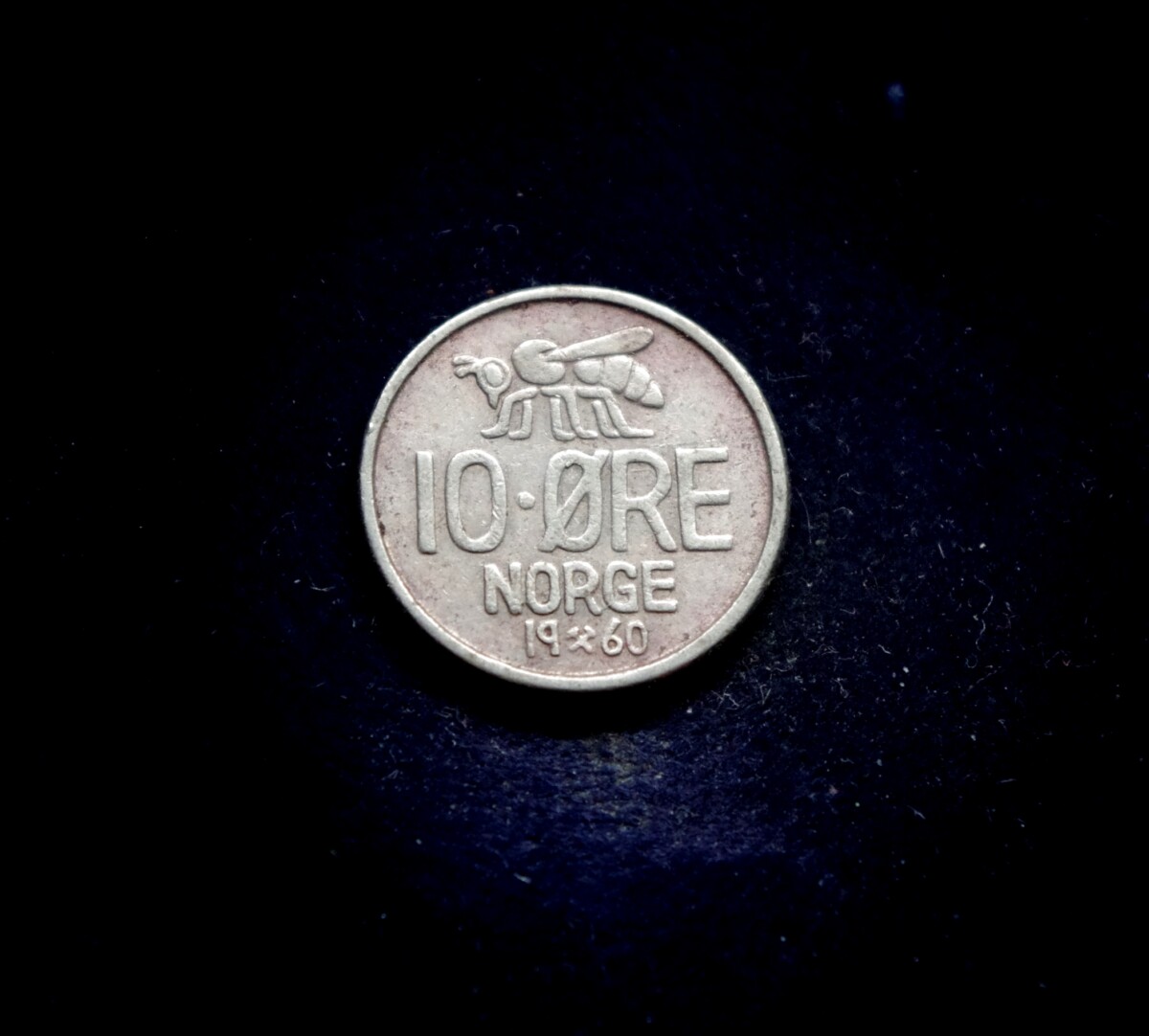 moneta, 10 erių, Norvegija, bitė