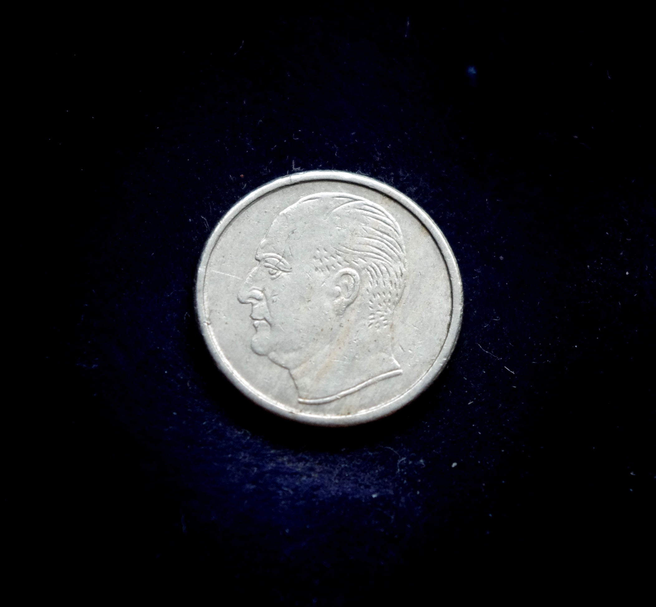 IMGP7664 moneta, 25 erės, Norvegija, paukštis zylė