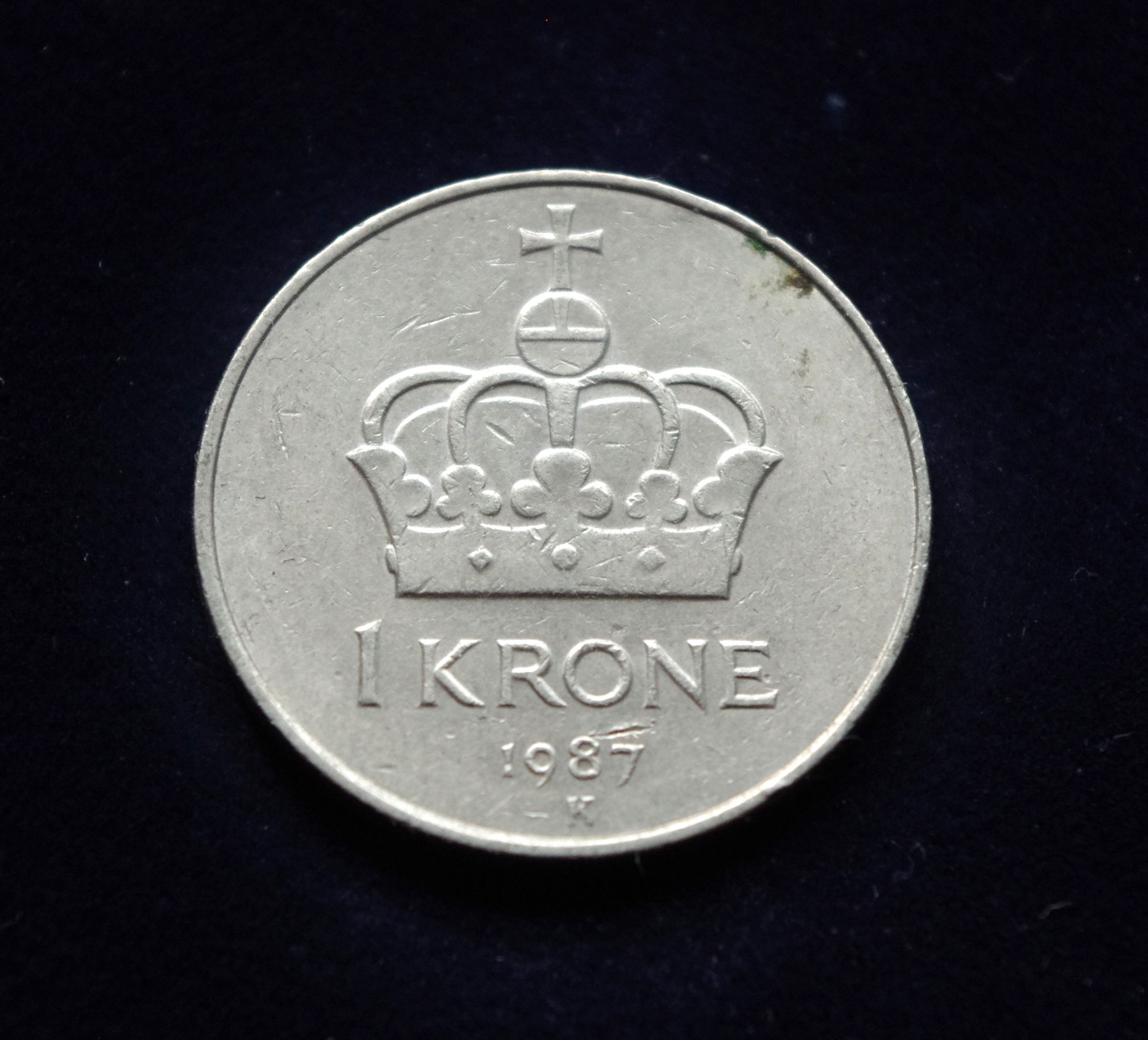 moneta, 1 krona, Norvegija