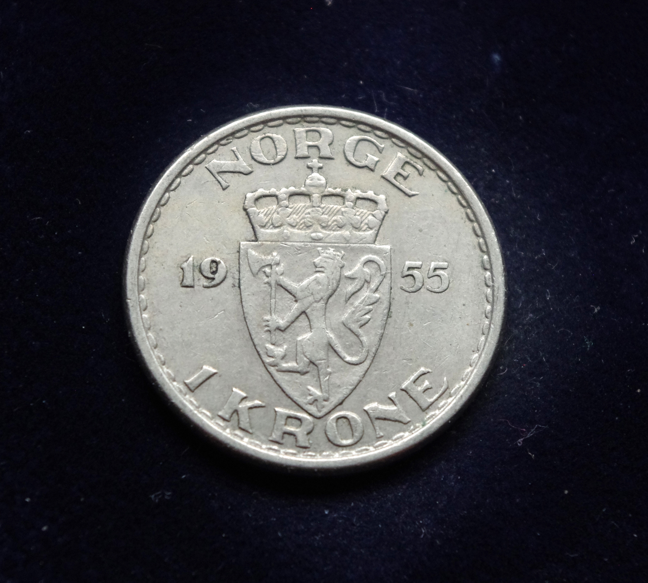 moneta, 1 krona, Norvegija