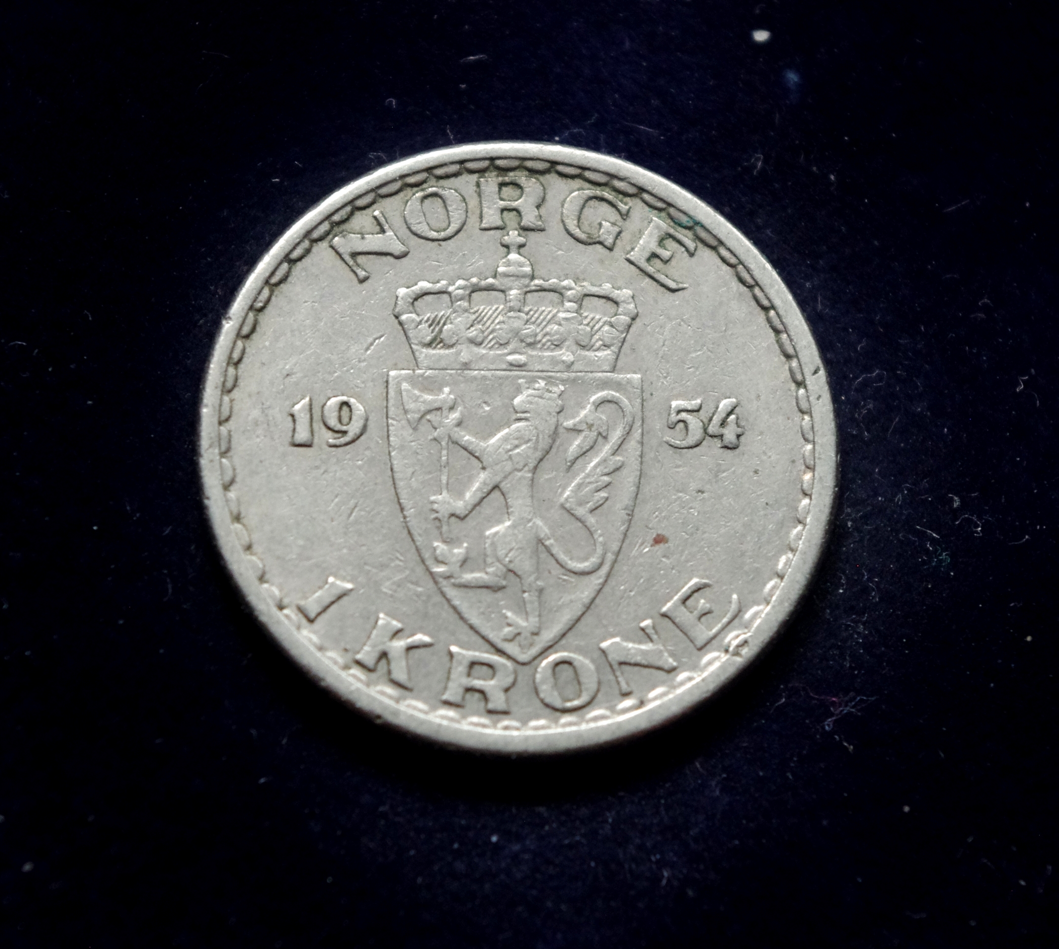 moneta, 1 krona, Norvegija
