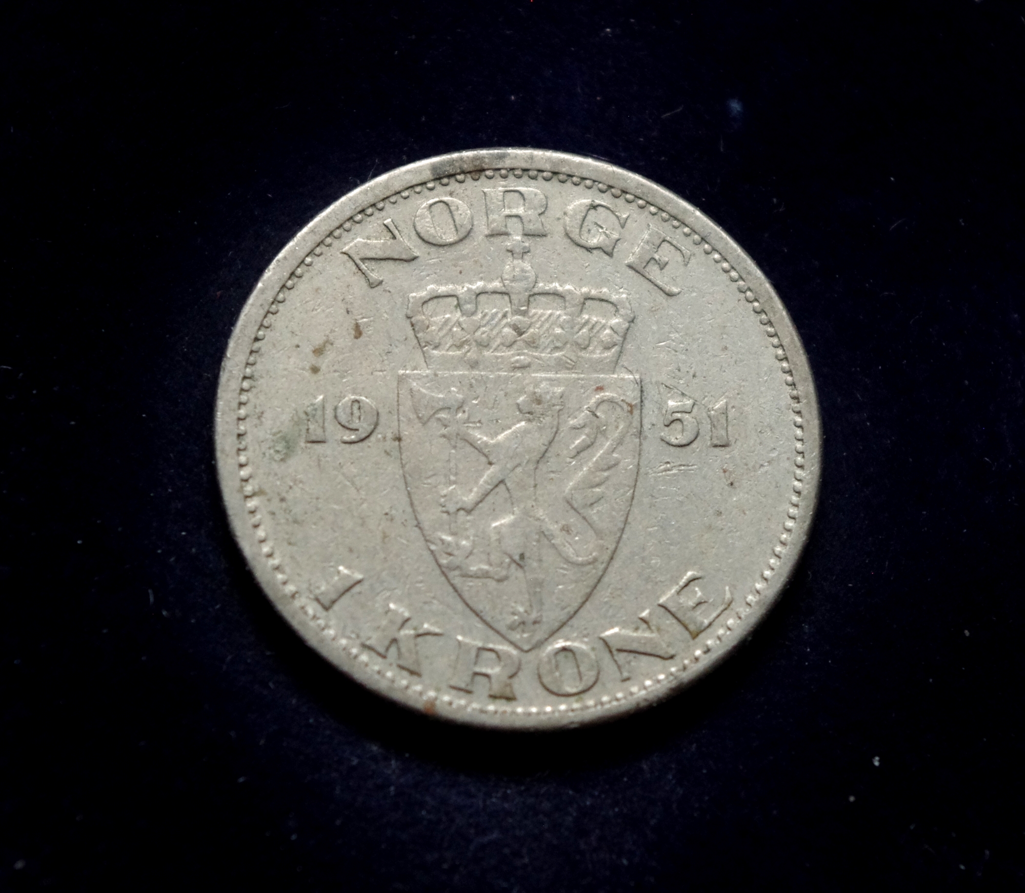 moneta, 1 krona, Norvegija